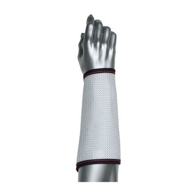 Kut Gard Cut Resistant Sleeve 2-Ply Nylon Cane Mesh - 9" - White - 12/PR - 30-6795W