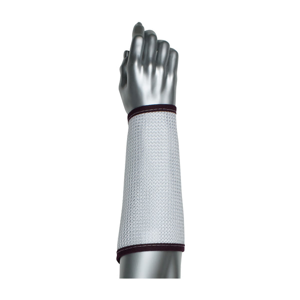 Kut Gard Cut Resistant Sleeve 2-Ply Nylon Cane Mesh - 9" - White - 12/PR - 30-6795W