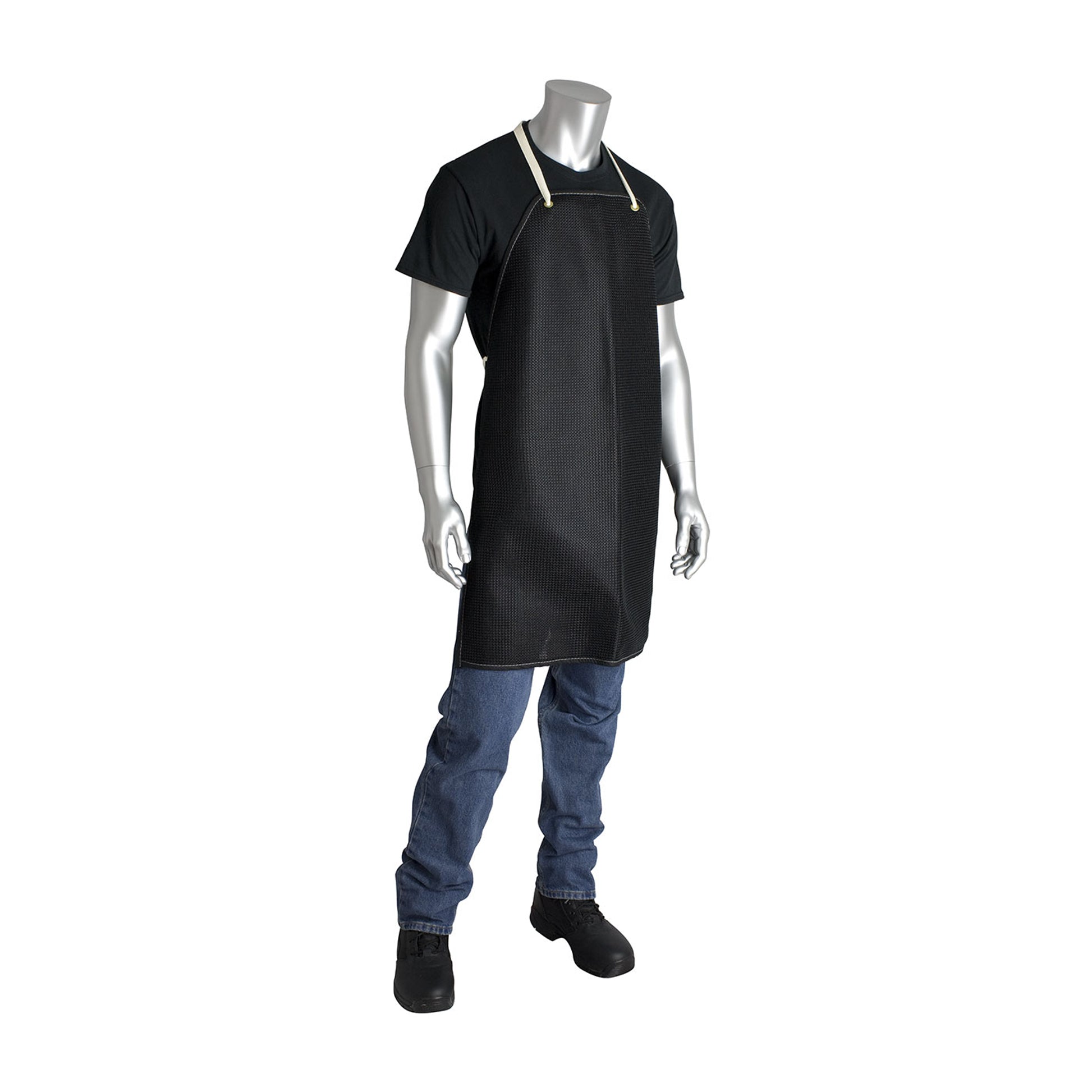 PIP Aprons Black Cane Mesh Apron - - 12/EA - 393-PIP30-BCM24342G