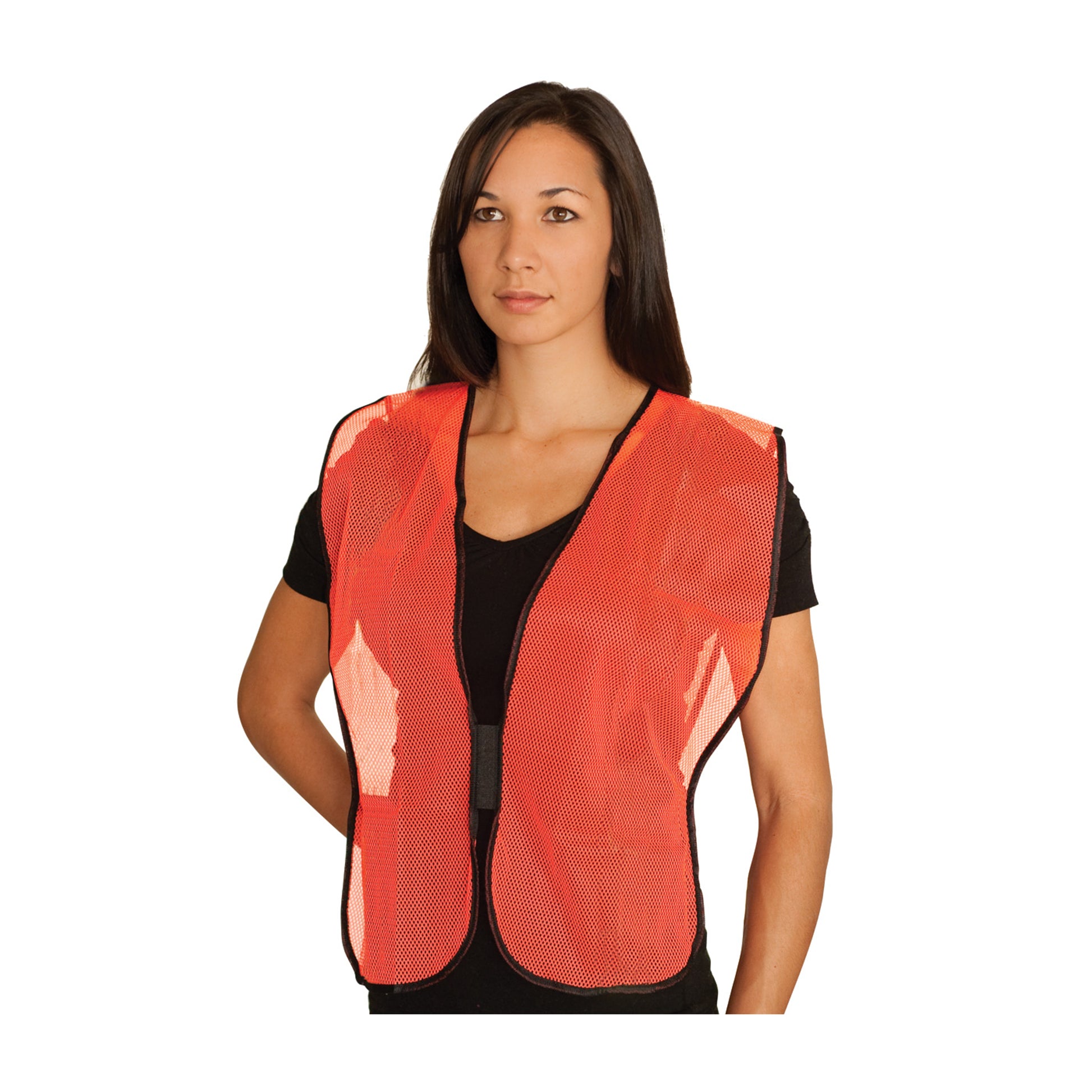PIP Hi-Vis Apparel Non-ANSI Mesh Safety Vest - Orange - 5/EA - 300-0800