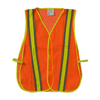 PIP Hi-Vis Apparel Non-ANSI Two-Tone Mesh Safety Vest - Orange - 5/EA - 300-0900
