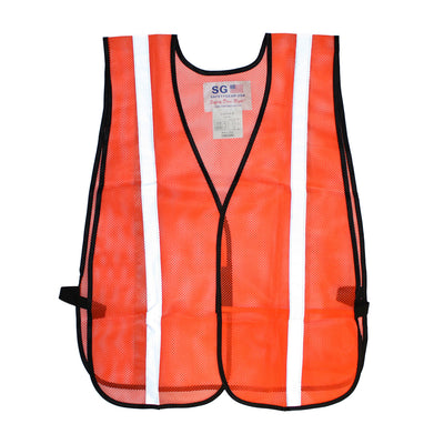 PIP Hi-Vis Apparel Non-ANSI One Pocket Mesh Safety Vest - Orange - 5/EA - 300-EVOR-E