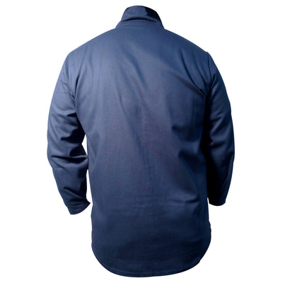 Caiman FR Clothing-Welding 9oz Cotton Coat / Jacket - Navy - 1/EA - 3000