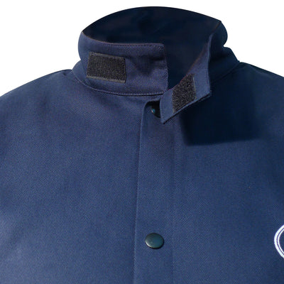 Caiman FR Clothing-Welding 9oz Cotton Coat / Jacket - Navy - 1/EA - 3000
