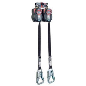 Miller 7.5 ft Turbo Tie Back Twinbak Personal Fall Limiter - MFLTB-1/7.5FT