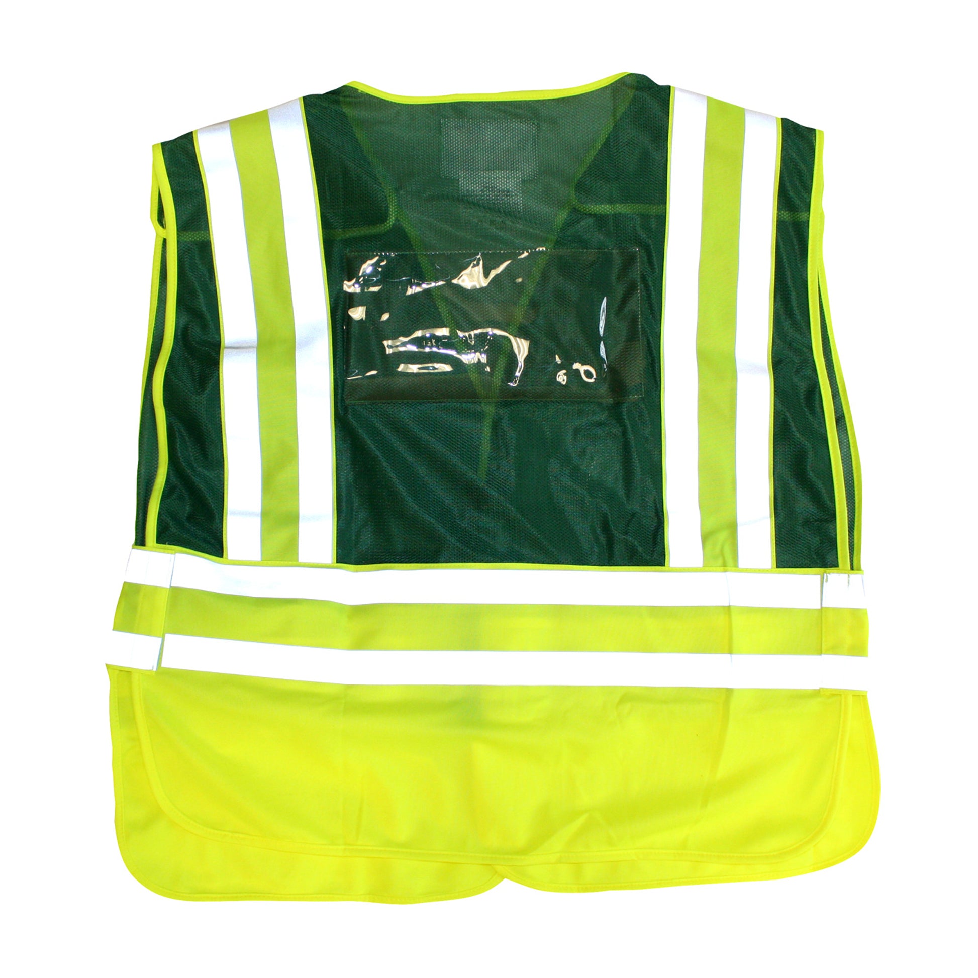 PIP Hi-Vis Apparel ANSI Type P Class 2 Incident Comm& Safety Vest - Green - 1/EA - 302-PSV-GRN
