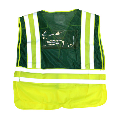 PIP Hi-Vis Apparel ANSI Type P Class 2 Incident Comm& Safety Vest - Green - 1/EA - 302-PSV-GRN