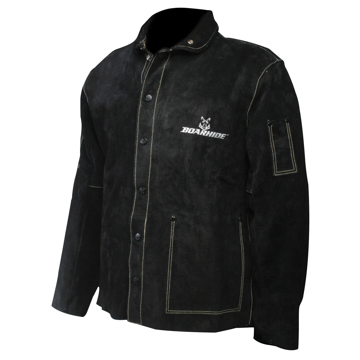 Caiman FR Clothing-Welding 30" Black Boarhide Coat / Jacket - 1/EA - 3029