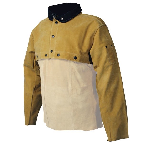 Caiman FR Clothing-Welding Boarhide Cape Sleeves - Gold - 1/EA - 3031