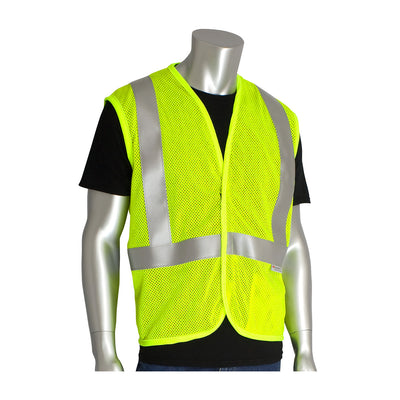 PIP FR Clothing ANSI Type R Class 2 AR/FR Mesh Vest - Hi-Vis Yellow - 1/EA - 305-2100