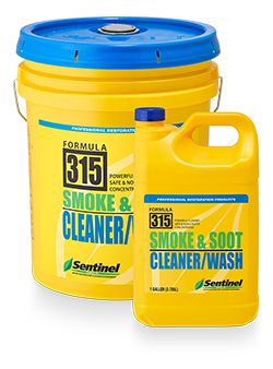 Sentinel 315 Smoke & Soot Cleaner/Wash - Case of Four-1 Gallon - 315/4-1