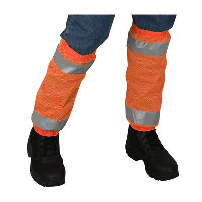 PIP Hi-Vis Apparel ANSI 107 Class E Gaiters - Orange - 1/PR - 319-GT1
