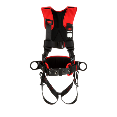 3M Protecta Comfort Construction Style Positioning Harness - Black - Medium/Large - 1161205
