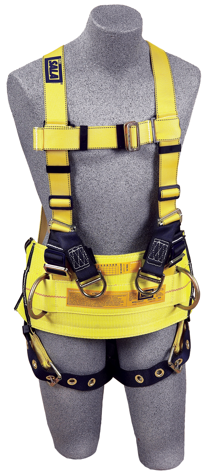 3M DBI-SALA Delta Derrick Positioning/Suspension Safety Harness with Pass-Thru Belt Connector - Medium - 1105827