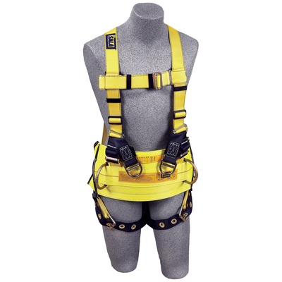 3M DBI-SALA Delta Derrick Positioning/Suspension Safety Harness with Pass-Thru Belt Connector - X-Large - 1105828