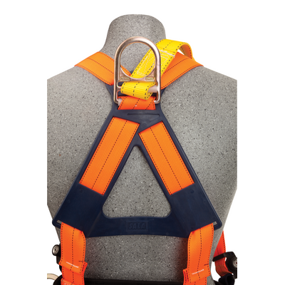 3M DBI-SALA Delta Oil and Gas Climbing/Positioning/Suspension Safety Harness with Board Seat - Hi-Vis Orange - Large - 1108125