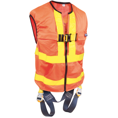 3M DBI-SALA Delta Hi-Vis Reflective Workvest Safety Harness - Orange - Universal - 1111580