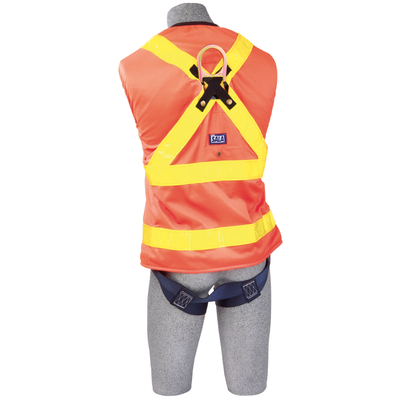3M DBI-SALA Delta Hi-Vis Reflective Workvest Safety Harness - Orange - Universal - 1111580