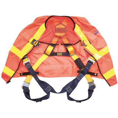 3M DBI-SALA Delta Hi-Vis Reflective Workvest Safety Harness - Orange - Universal - 1111580