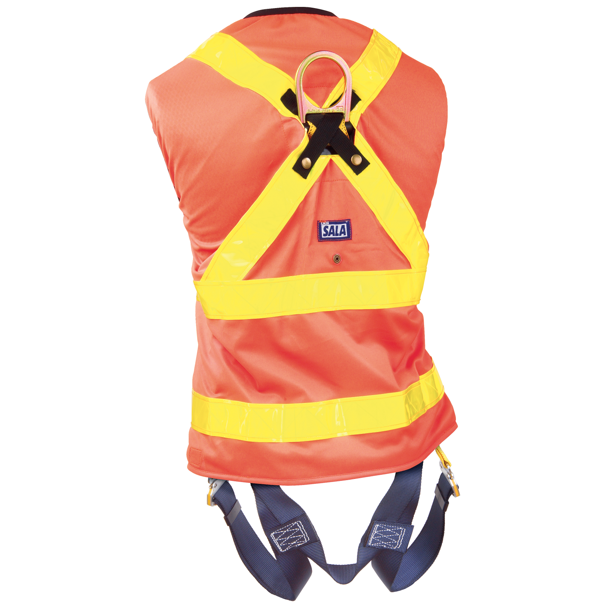 3M DBI-SALA Delta Hi-Vis Reflective Workvest Safety Harness - Orange - Universal - 1111580