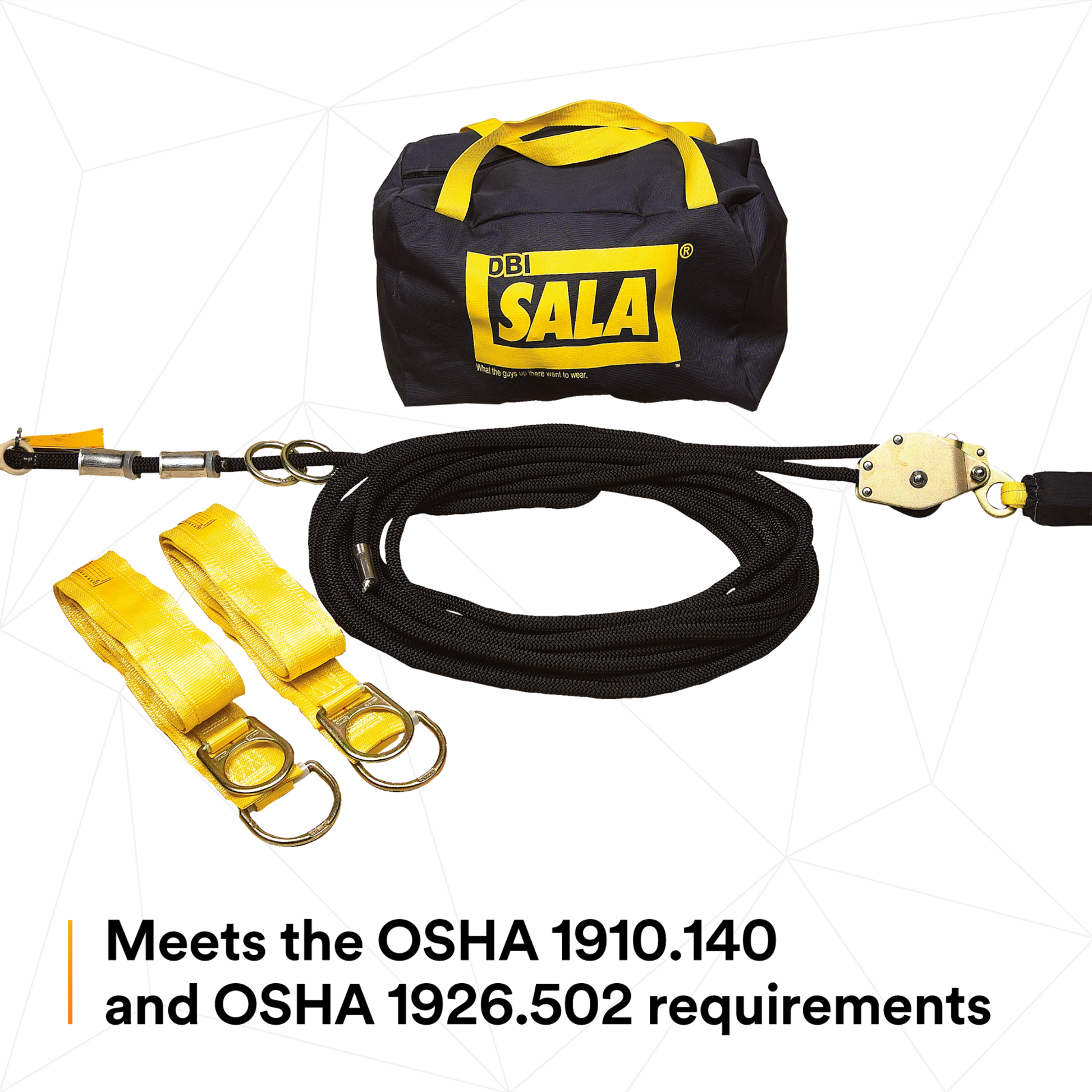 3M DBI-SALA Sayfline 30 ft. Synthetic Horizontal Lifeline System - 7600503