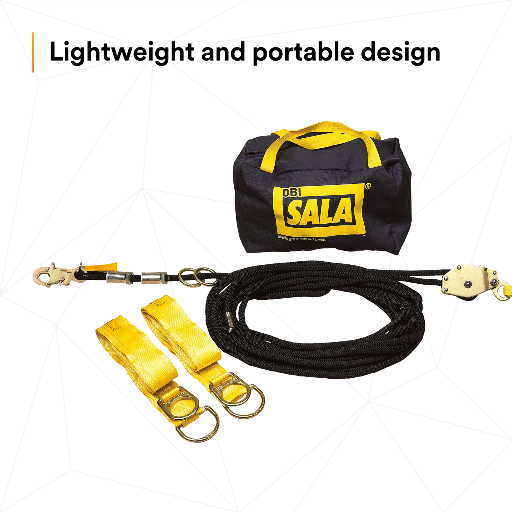 3M DBI-SALA Sayfline 30 ft. Synthetic Horizontal Lifeline System - 7600503