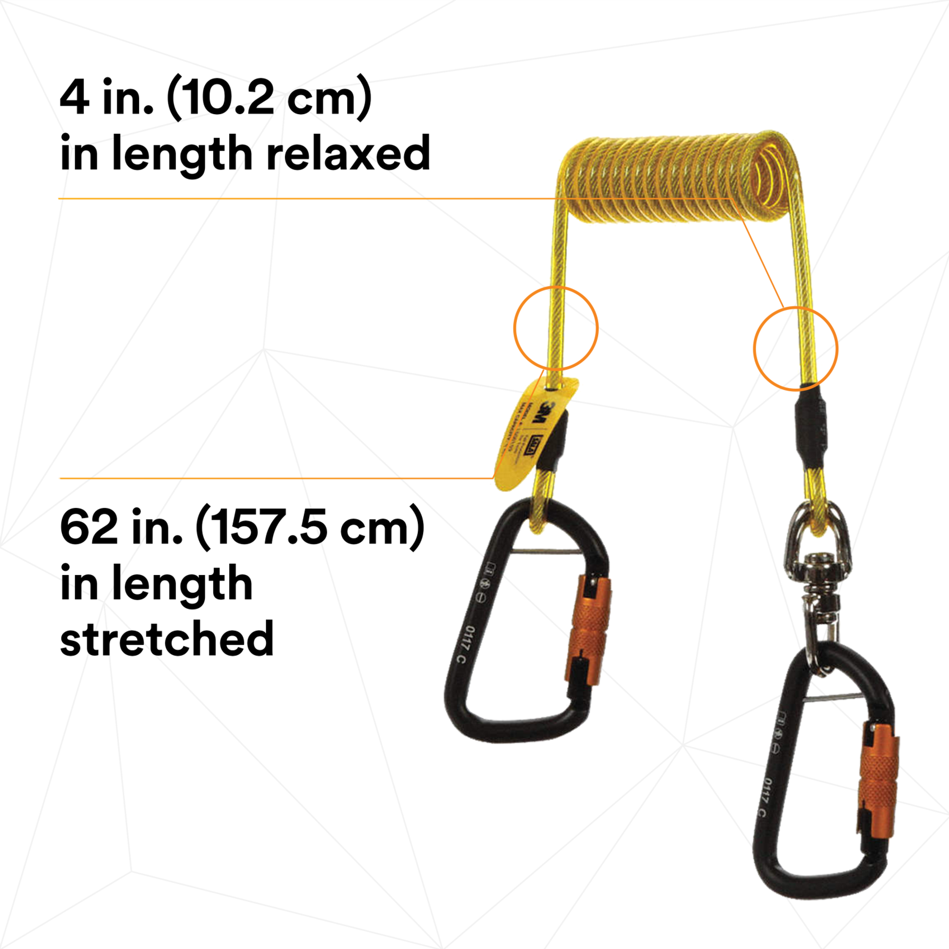 3M DBI-SALA Hook2Hook Tether w/Swivel - 1500159