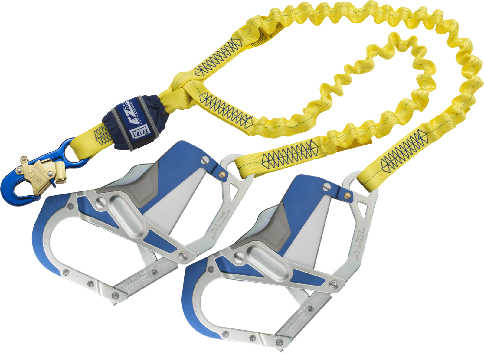 3M DBI-SALA EZ-Stop 100% Tie-Off Stretch Web Shock-Absorbing Lanyard - 6 ft - 1246409