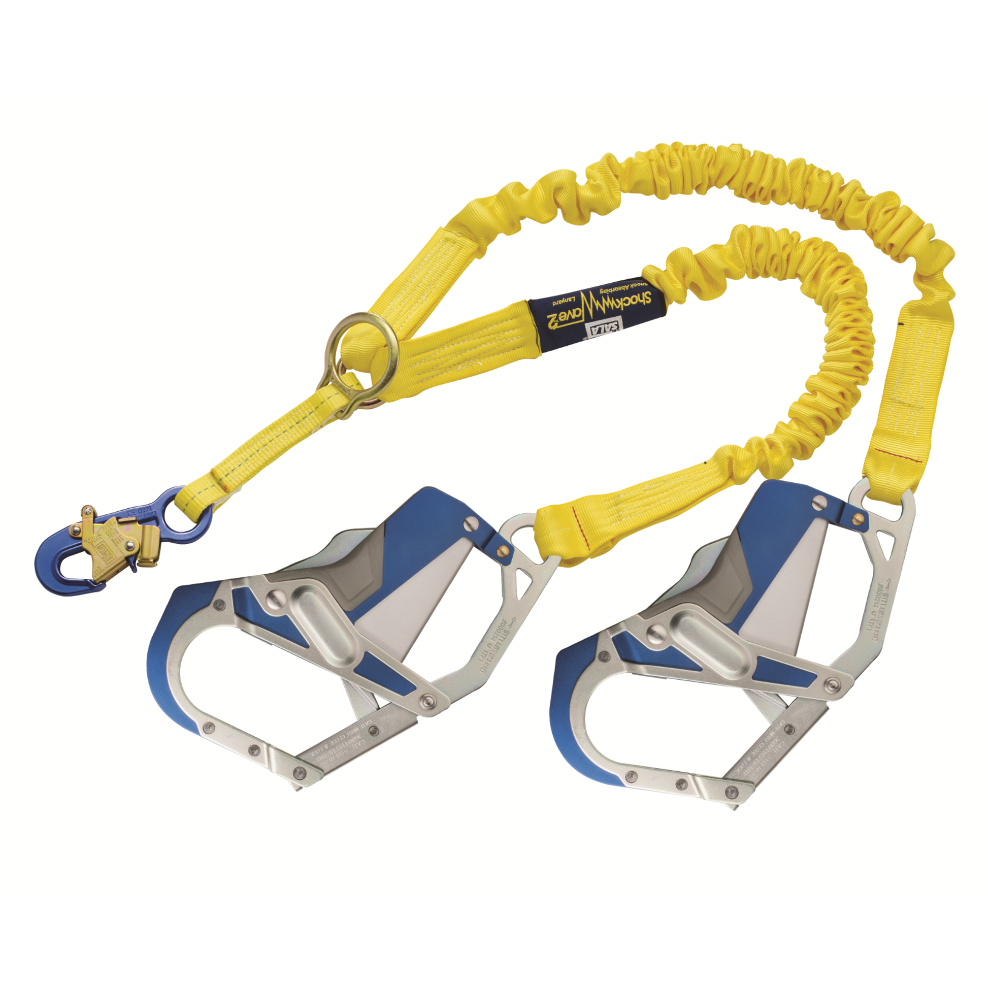 3M DBI-SALA ShockWave 100% Tie-Off Rescue Stretch Web Shock-Absorbing Lanyard - 6 ft - 1246418