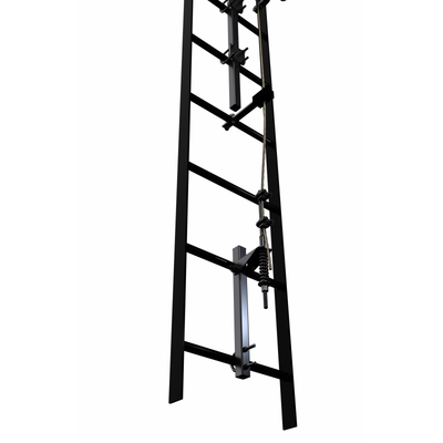 3M DBI-SALA Lad-Saf Cable Vertical Safety System Bracketry with Telescoping Extension - 4 User - Galvanized Steel - 6116618