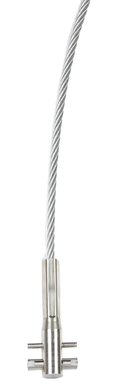 3M DBI-SALA Lad-Saf Swaged Cable - 3/8 Inch - 7x19 - Galvanized Steel - 40 FT - 6106040