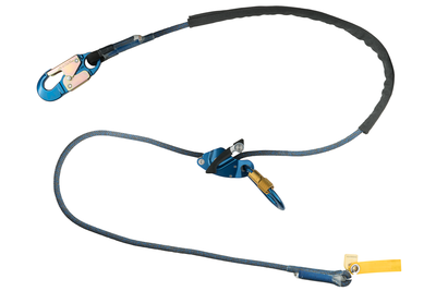 3M DBI-SALA Trigger X Tie-Back Adjustable Single/Double Mode Rope Positioning Lanyard - 1/2 in Aramid Kernmantle - 10 ft - 1234089