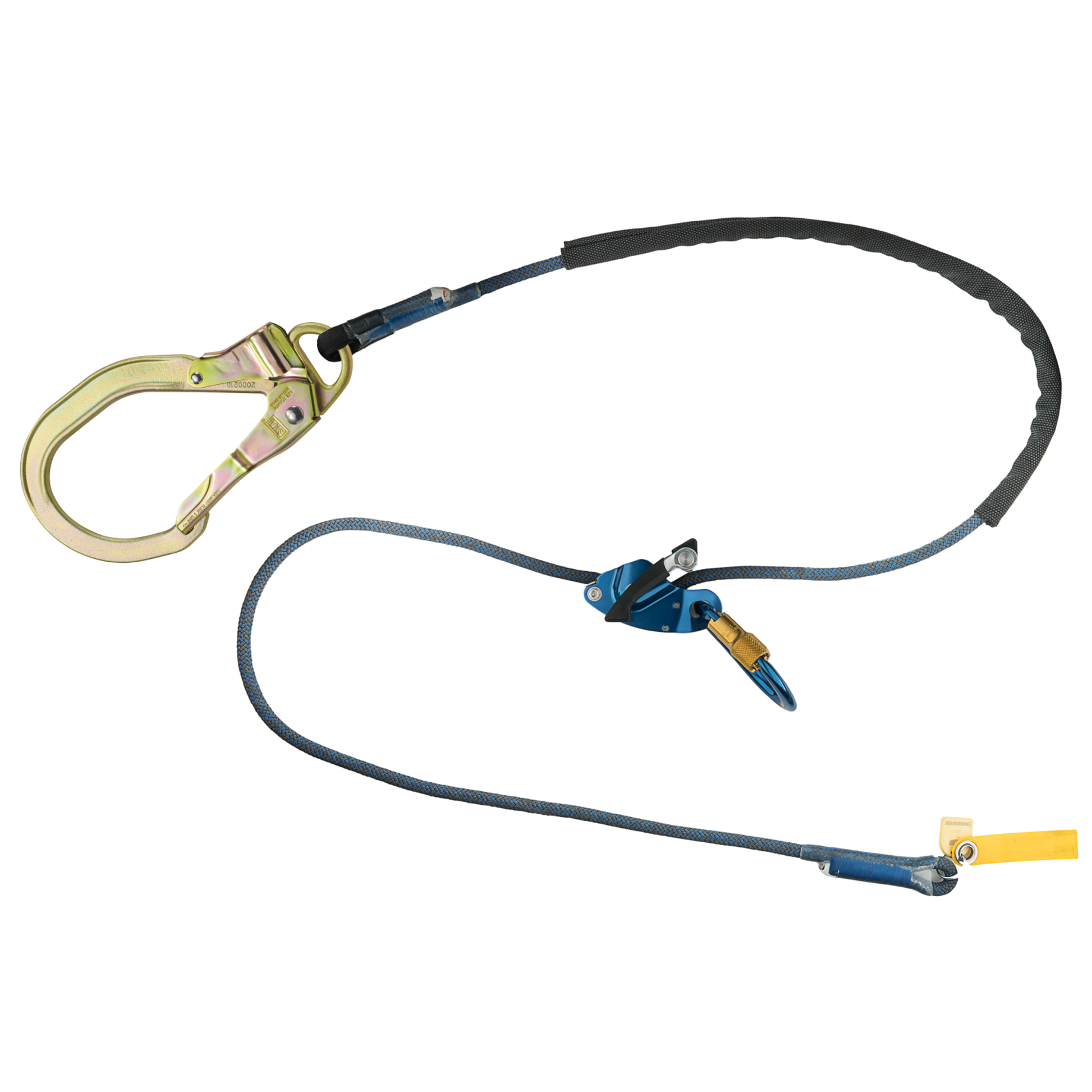 3M DBI-SALA Trigger X Tie-Back Adjustable Single Mode Rope Positioning Lanyard - 1/2 in Aramid Kernmantle - 6 ft - 1234092