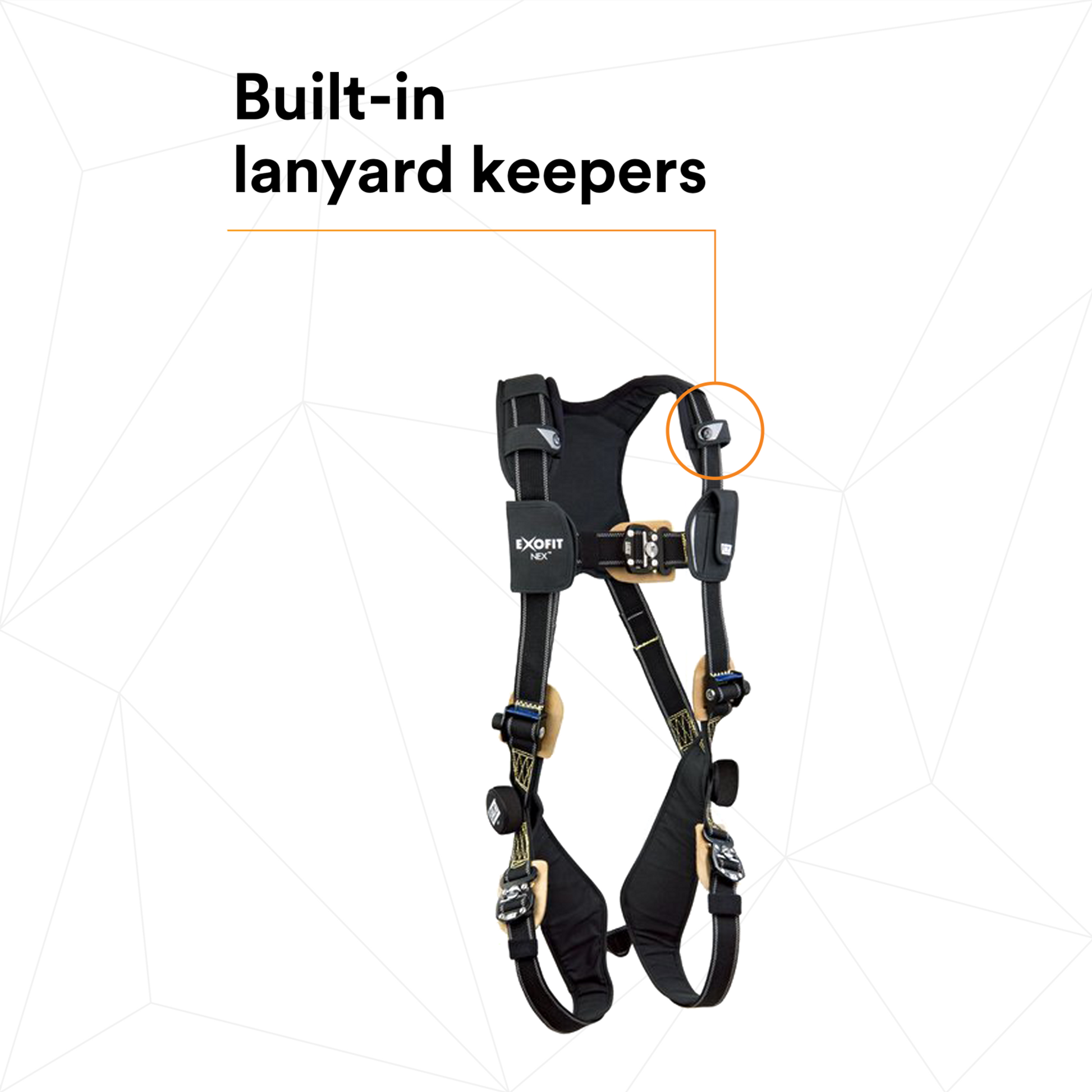 3M DBI-SALA ExoFit NEX Comfort Arc Flash Vest Safety Harness - Large - 1103087