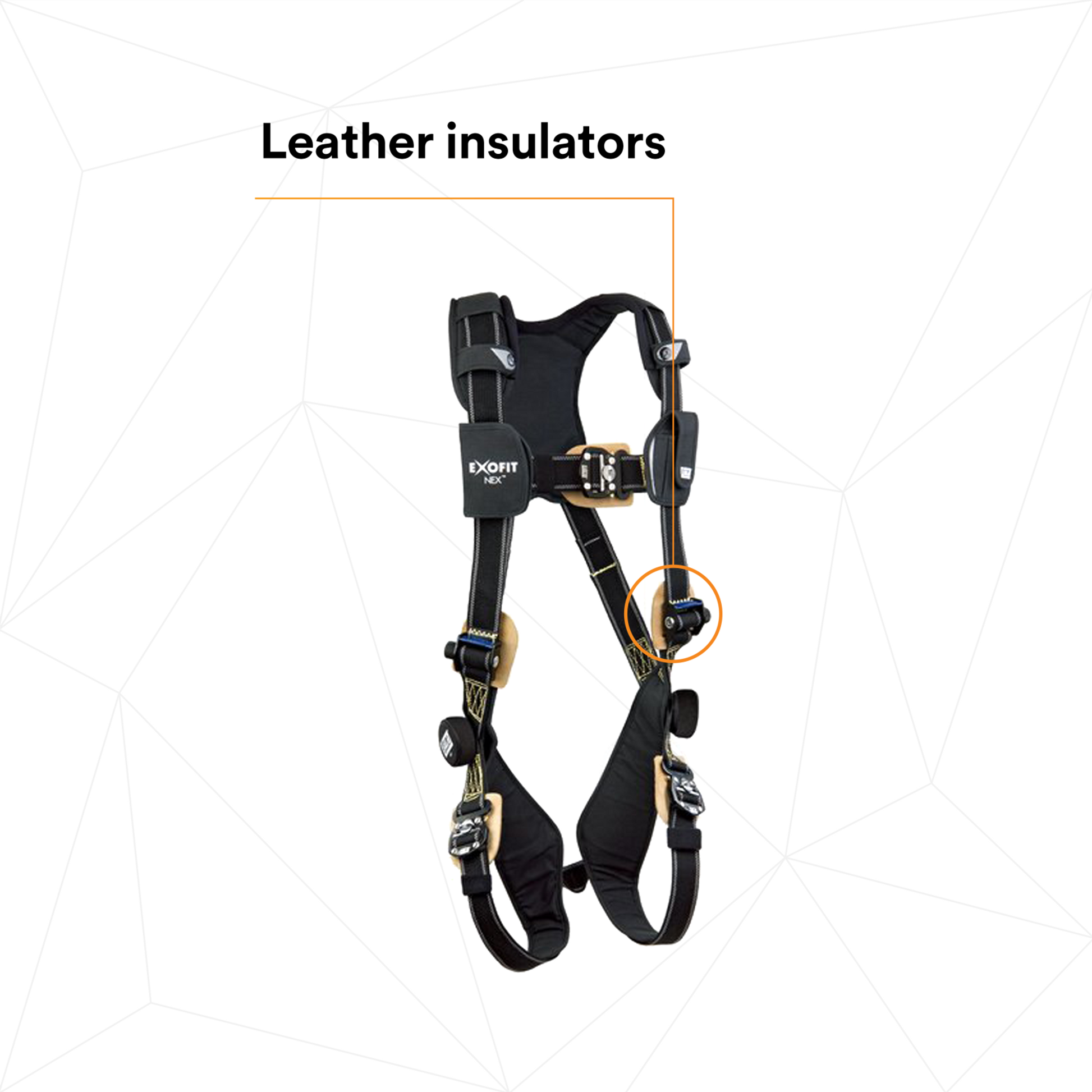 3M DBI-SALA ExoFit NEX Comfort Arc Flash Vest Safety Harness - Large - 1103087