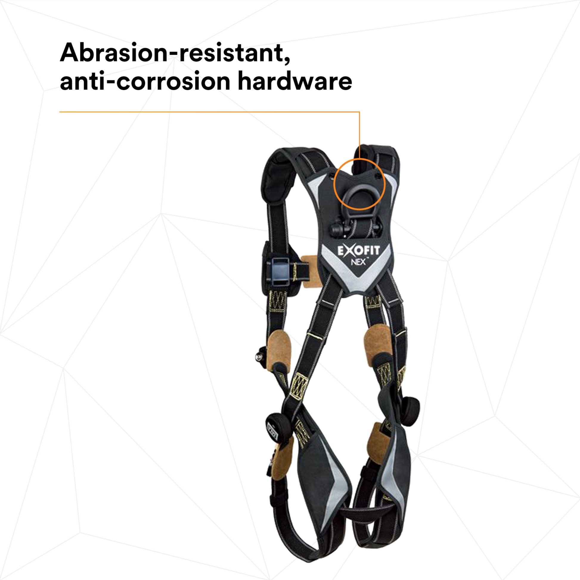 3M DBI-SALA ExoFit NEX Comfort Arc Flash Vest Safety Harness - Large - 1103087