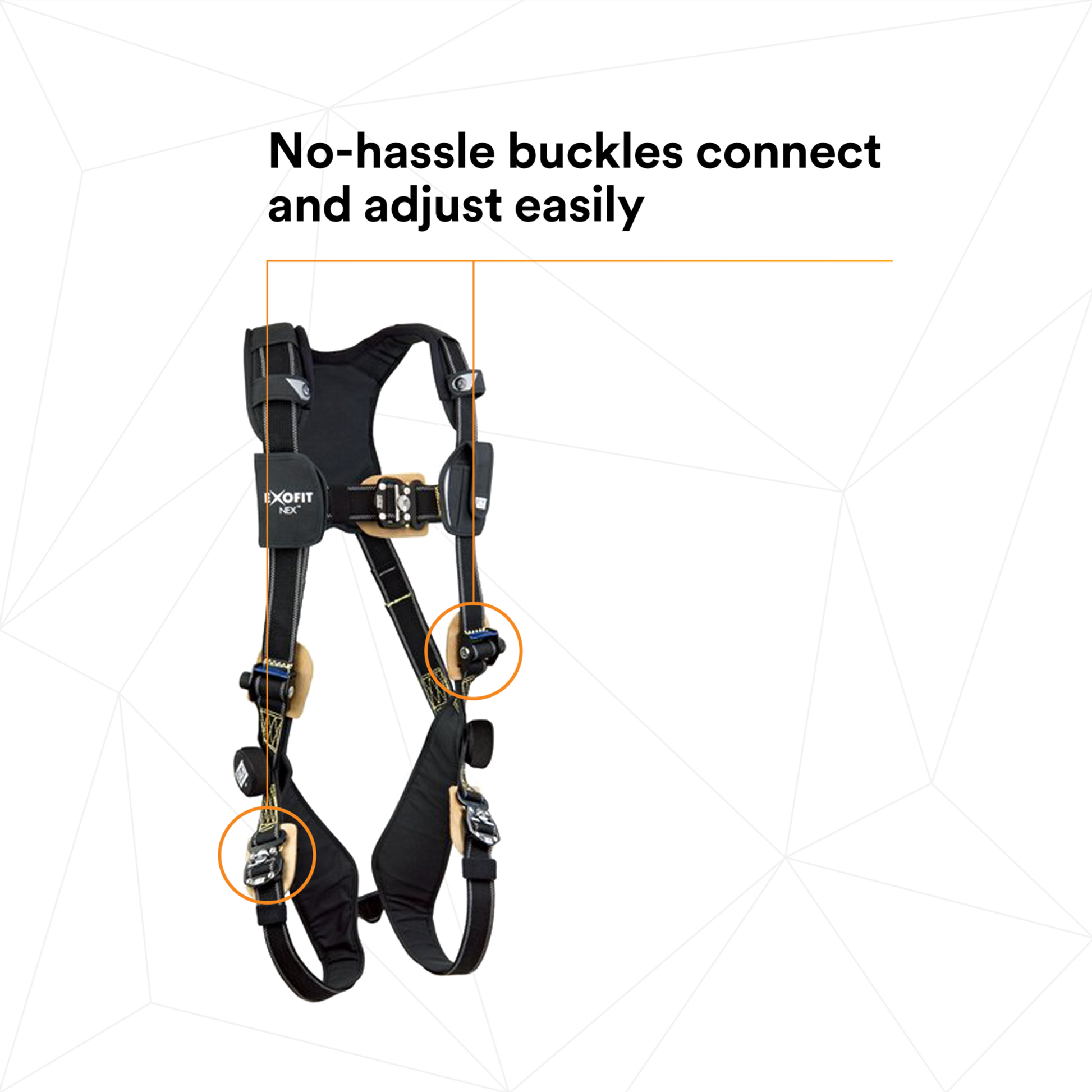 3M DBI-SALA ExoFit NEX Comfort Arc Flash Vest Safety Harness - Large - 1103087