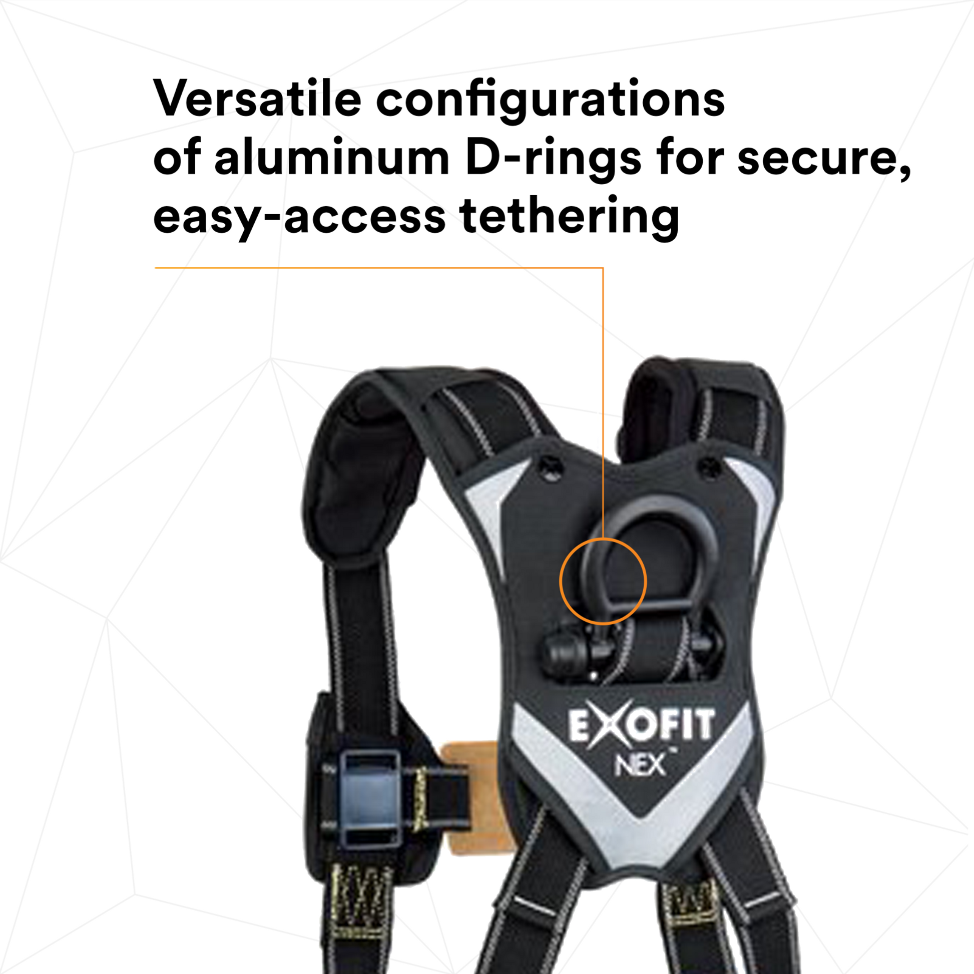 3M DBI-SALA ExoFit NEX Comfort Arc Flash Vest Safety Harness - Large - 1103087