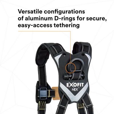3M DBI-SALA ExoFit NEX Comfort Arc Flash Vest Safety Harness - Large - 1103087