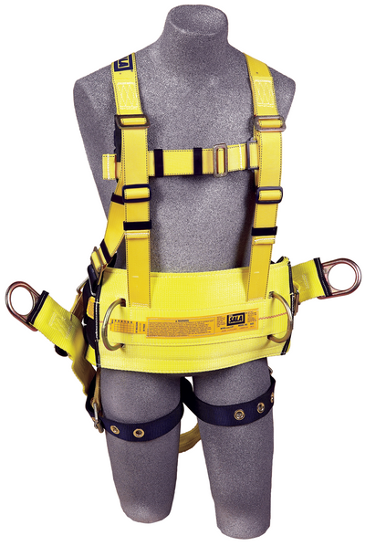 3M DBI-SALA Delta Derrick Positioning/Suspension Safety Harness with Pass-Thru Belt Connector - Large - 1106106