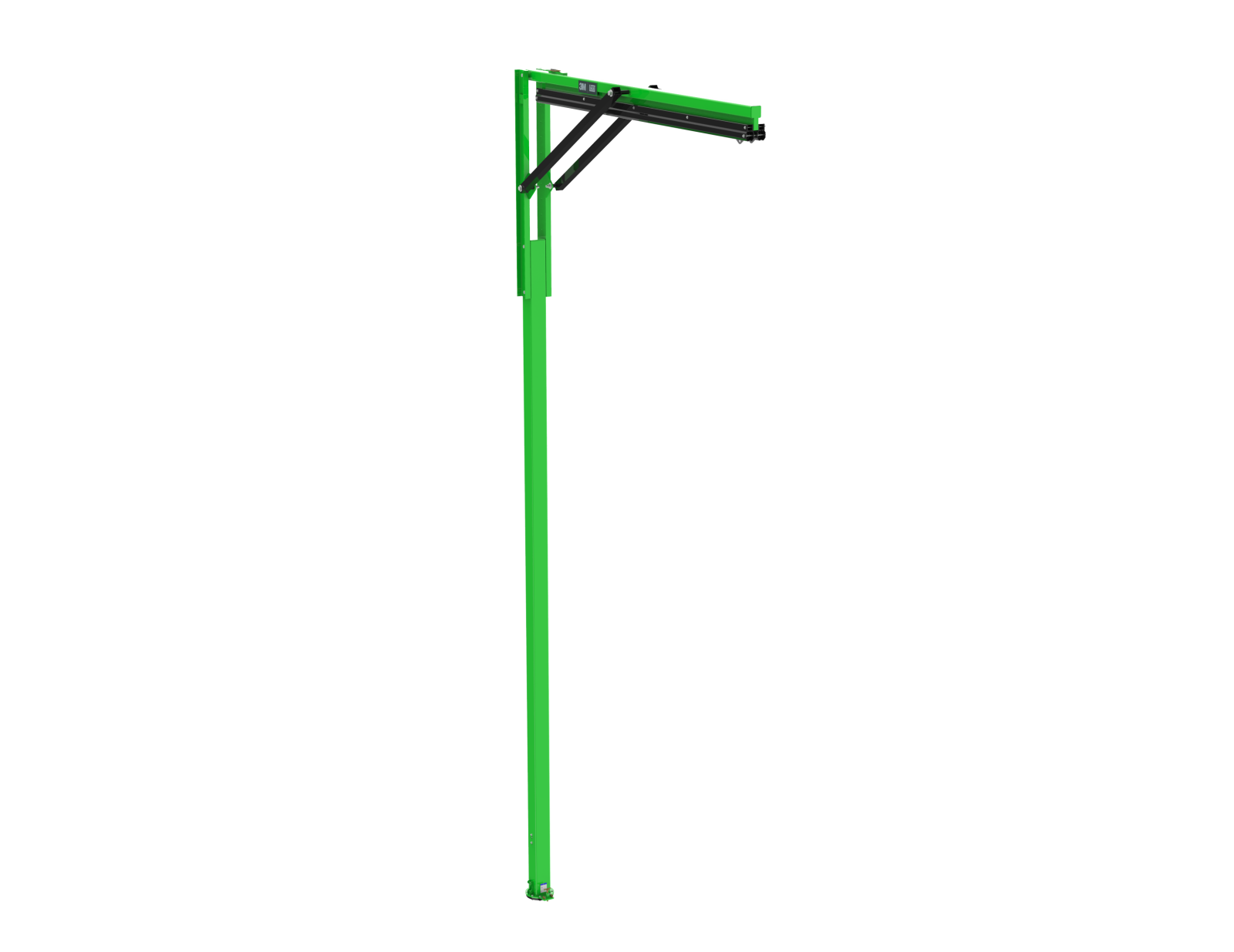 3M DBI-SALA Flexiguard M200 Modular Jib Semi-Fixed Height Mast Anchor - 2 User - 30 ft Height - 12 ft Width - 8530904