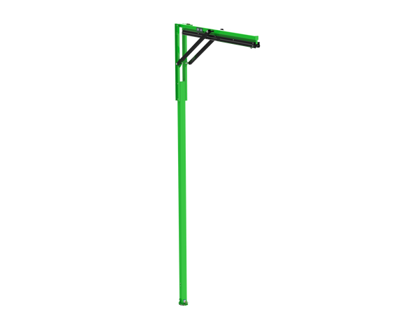 3M DBI-SALA Flexiguard M200 Modular Jib Semi-Fixed Height Mast Anchor - 2 User - 30 ft Height - 12 ft Width - 8530904