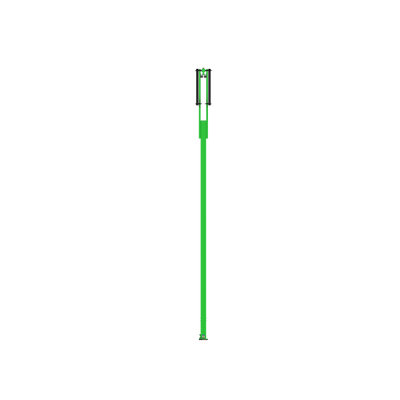 3M DBI-SALA Flexiguard M200 Modular Jib Semi-Fixed Height Mast Anchor - 2 User - 30 ft Height - 12 ft Width - 8530904