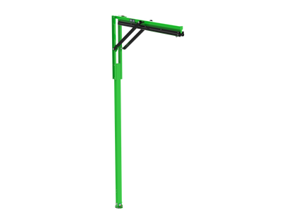 3M DBI-SALA FlexiGuard M200 Modular Jib Semi-Fixed Height Mast Anchor - 2 User - 25 ft Height - 12 ft Width - 8530903