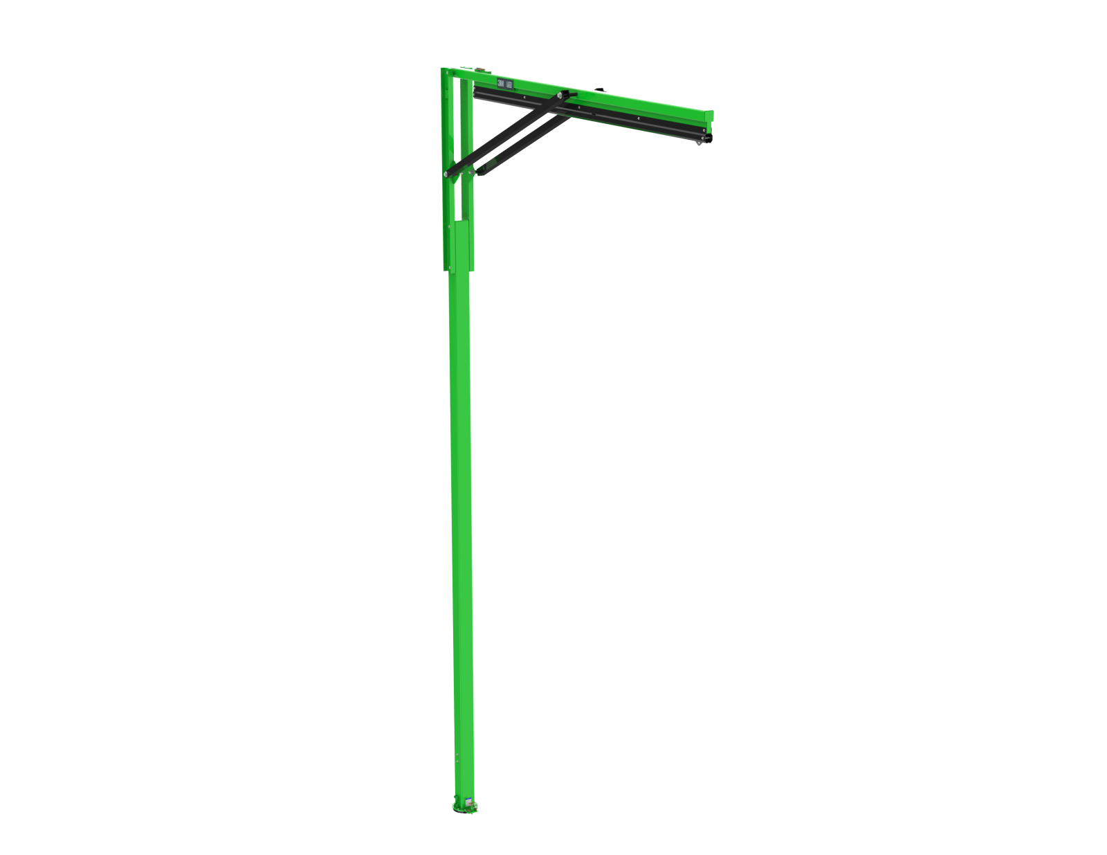 3M DBI-SALA FlexiGuard M200 Modular Jib Semi-Fixed Height Mast Anchor - 1 User - 30 ft Height - 15 ft Width - 8530901