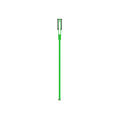 3M DBI-SALA FlexiGuard M200 Modular Jib Semi-Fixed Height Mast Anchor - 1 User - 30 ft Height - 15 ft Width - 8530901