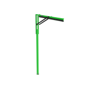 3M DBI-SALA FlexiGuard M200 Modular Jib Semi-Fixed Height Mast Anchor - 1 User - 25 ft Height - 15 ft Width - 8530900