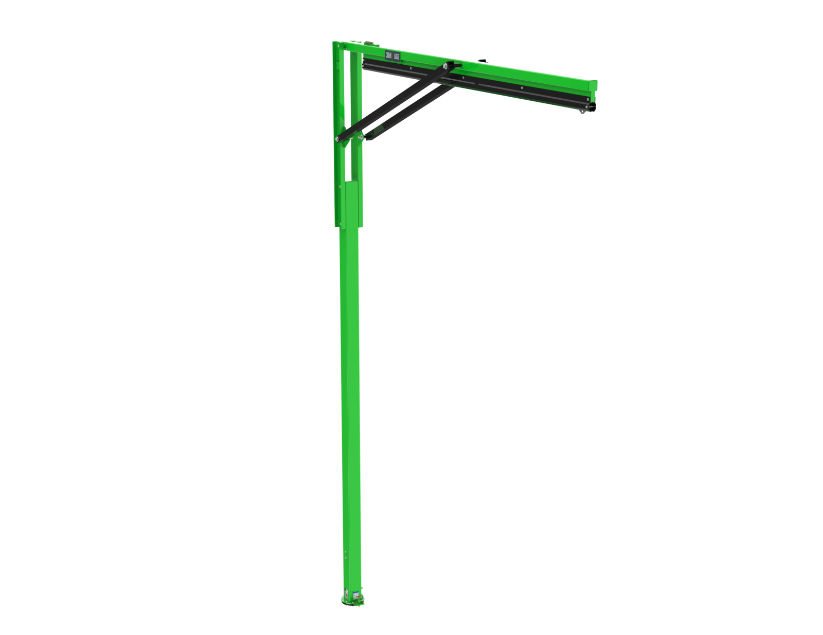 3M DBI-SALA FlexiGuard M200 Modular Jib Semi-Fixed Height Mast Anchor - 1 User - 25 ft Height - 15 ft Width - 8530900