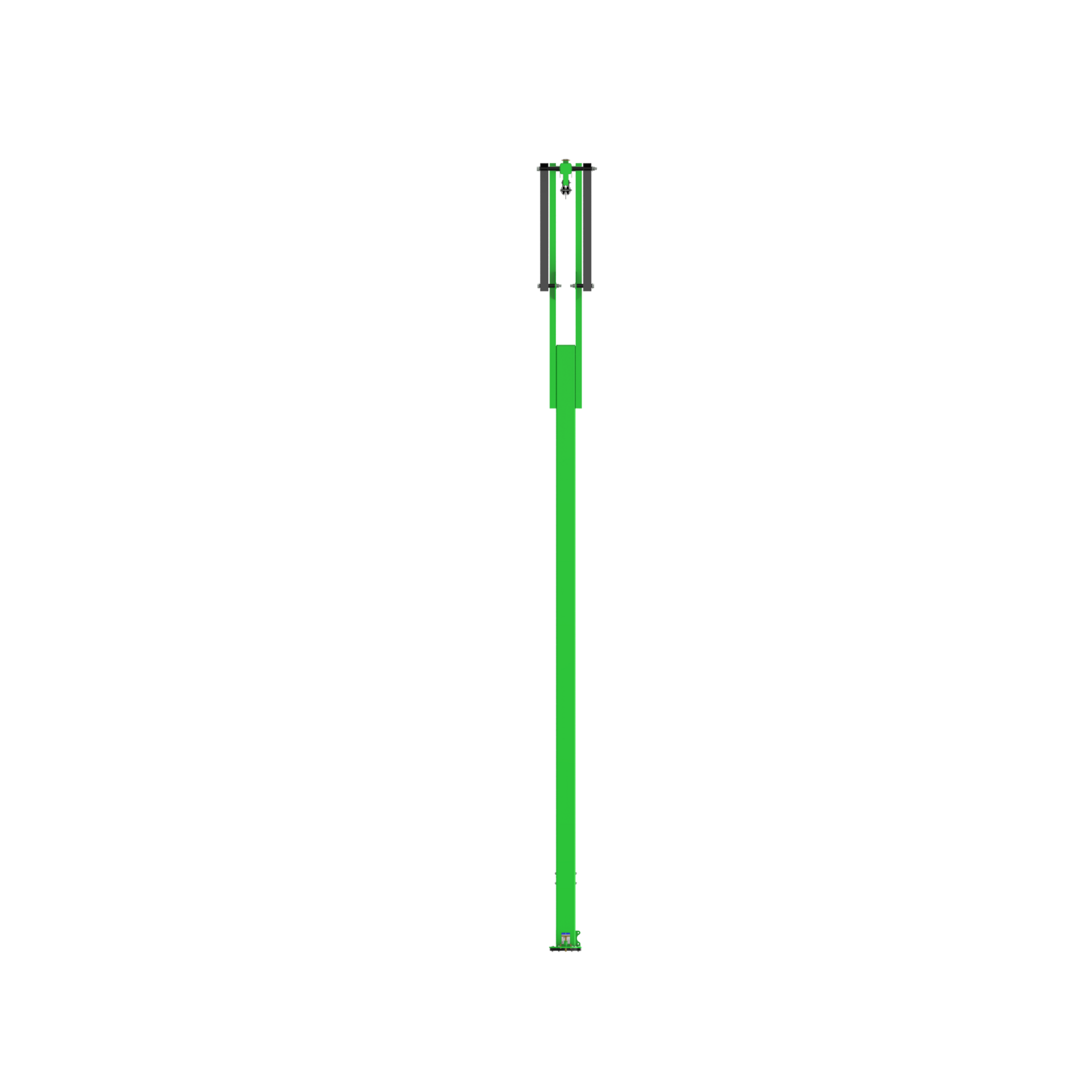 3M DBI-SALA FlexiGuard M200 Modular Jib Semi-Fixed Height Mast Anchor - 1 User - 25 ft Height - 15 ft Width - 8530900