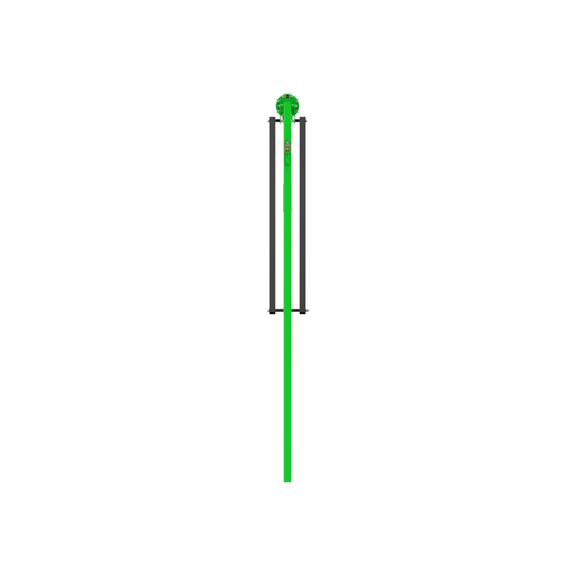 3M DBI-SALA FlexiGuard M200 Modular Jib Semi-Fixed Height Mast Anchor - 1 User - 20 ft Height - 15 ft Width - 8530899